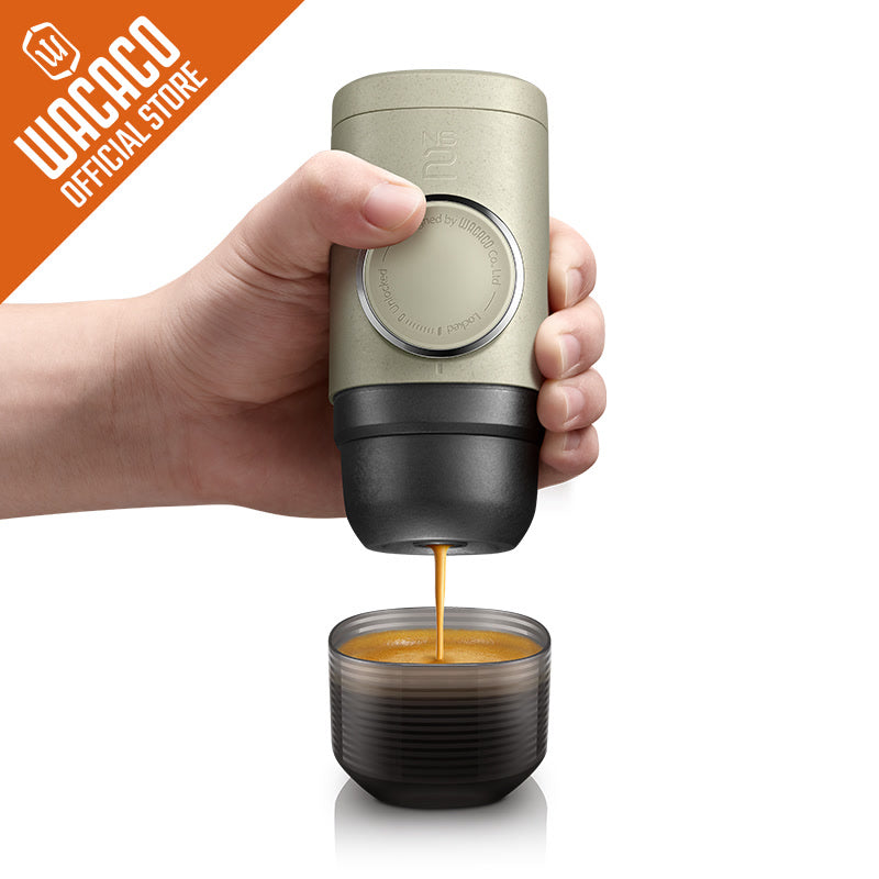 WACACO Minipresso NS2, Portable Espresso Maker, Compatible NS Capsules*, Manually Operated, Coffee Machine, Gift