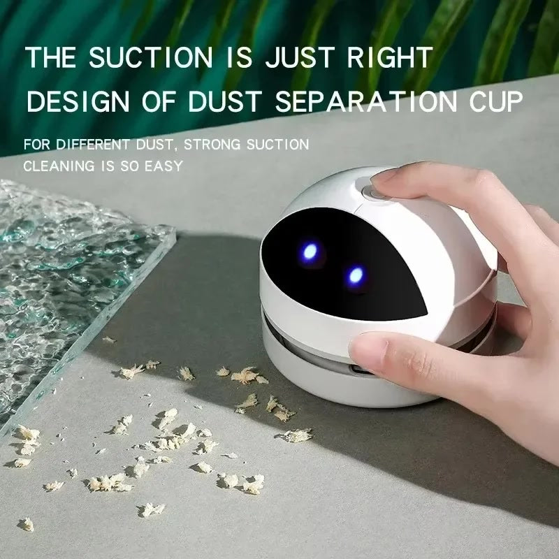 Mini Vacuum Cleaner Portable Desk Table Dust Vacuum USB Handheld Table Sweeper Hair Pencil Crumbs Cleaning Tool Vacuum Cleaner